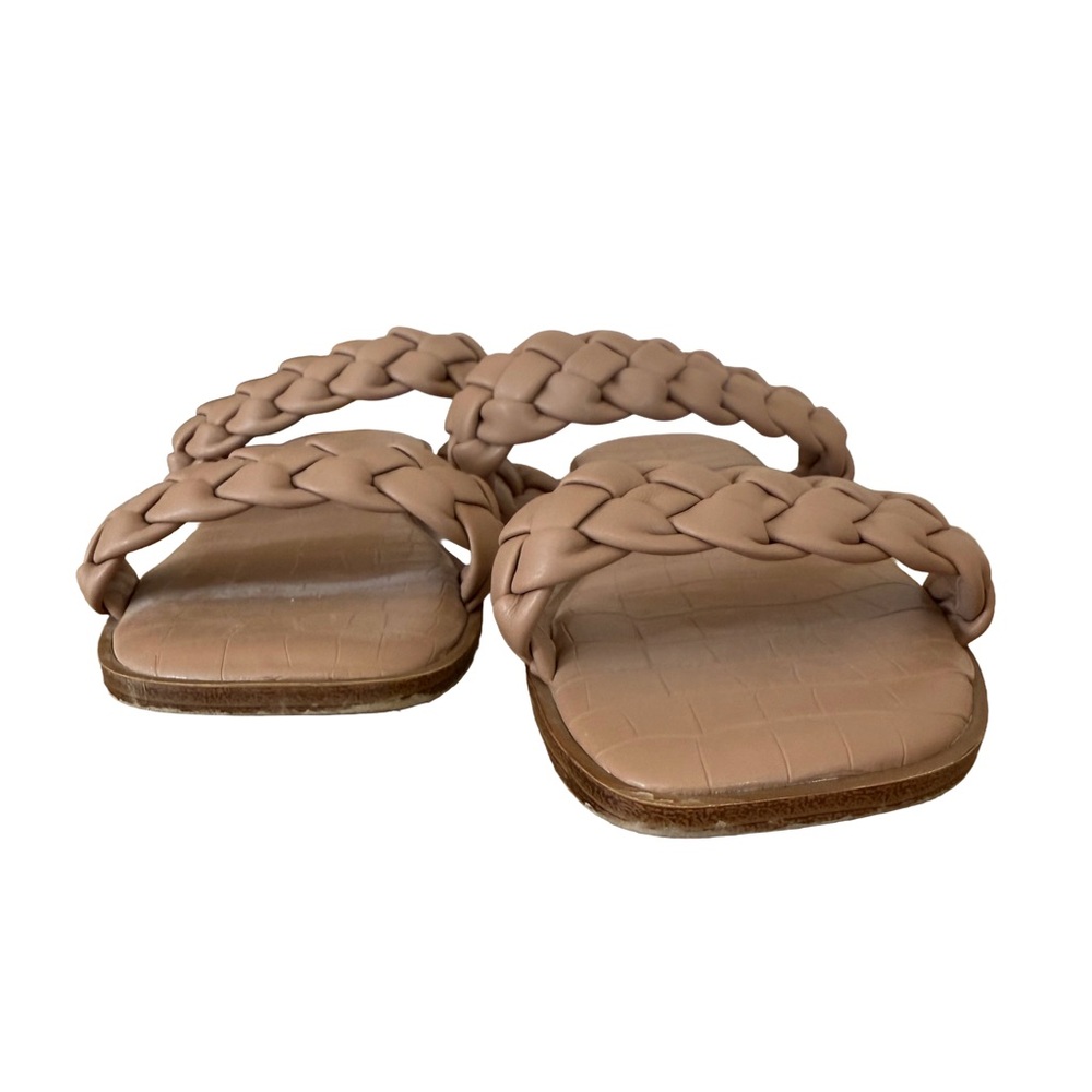 Sincerely Jules Tan Braided Sandals - Picture 5 of 10